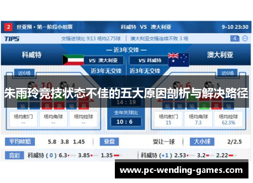 朱雨玲竞技状态不佳的五大原因剖析与解决路径 朱雨玲竞技状态不佳的五大原因剖析与解决路径