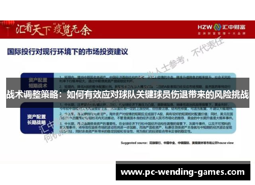 战术调整策略:如何有效应对球队关键球员伤退带来的风险挑战 战术调整策略:如何有效应对球队关键球员伤退带来的风险挑战